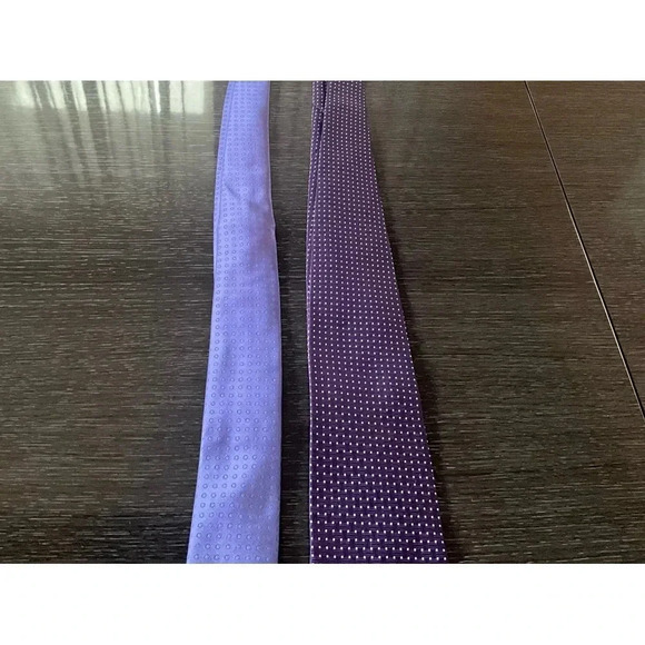 Men’s tie set of 2 purple. NWOT - Picture 4 of 13
